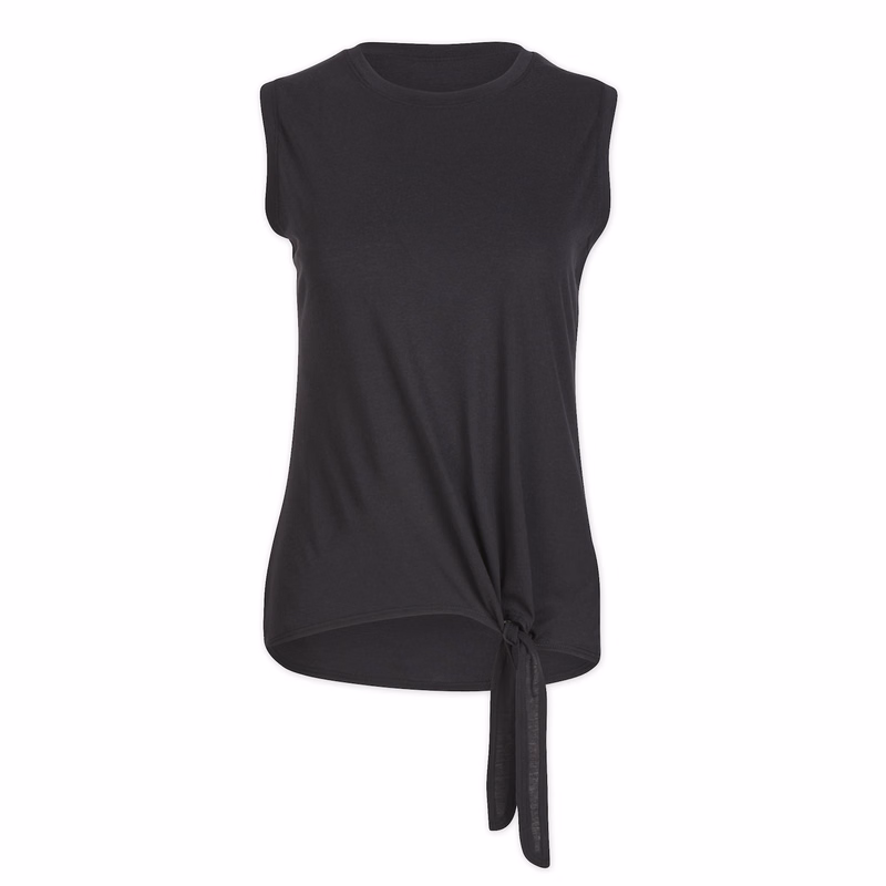 BOXERCRAFT WOMEN'S KNOT FRONT TEE