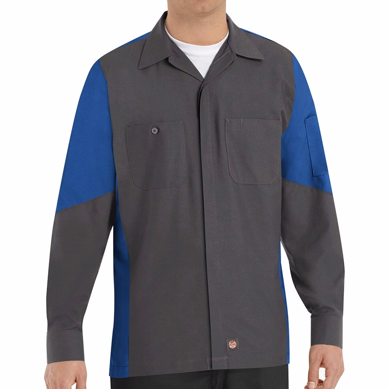 Men's Tall Long Sleeve Automotive Crew Shirt - SY10T