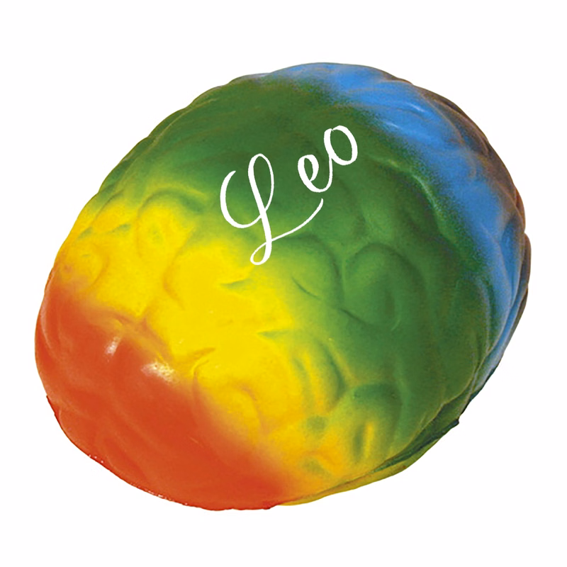 Rainbow Brain Stress Ball