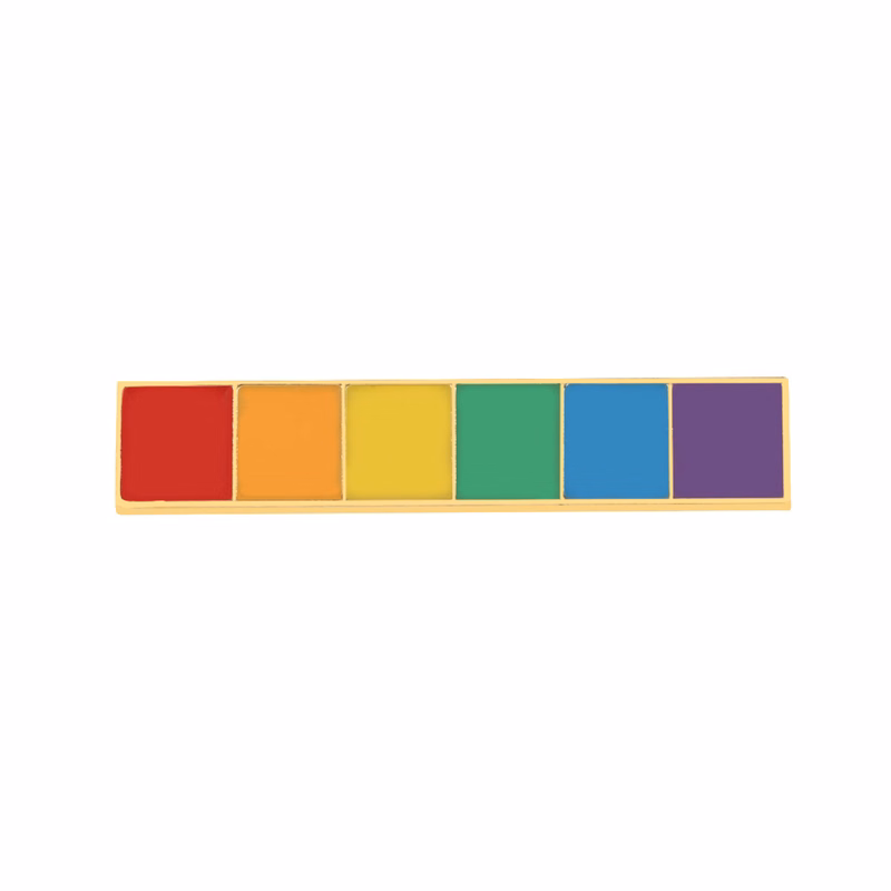 Rainbow Brooch Pin