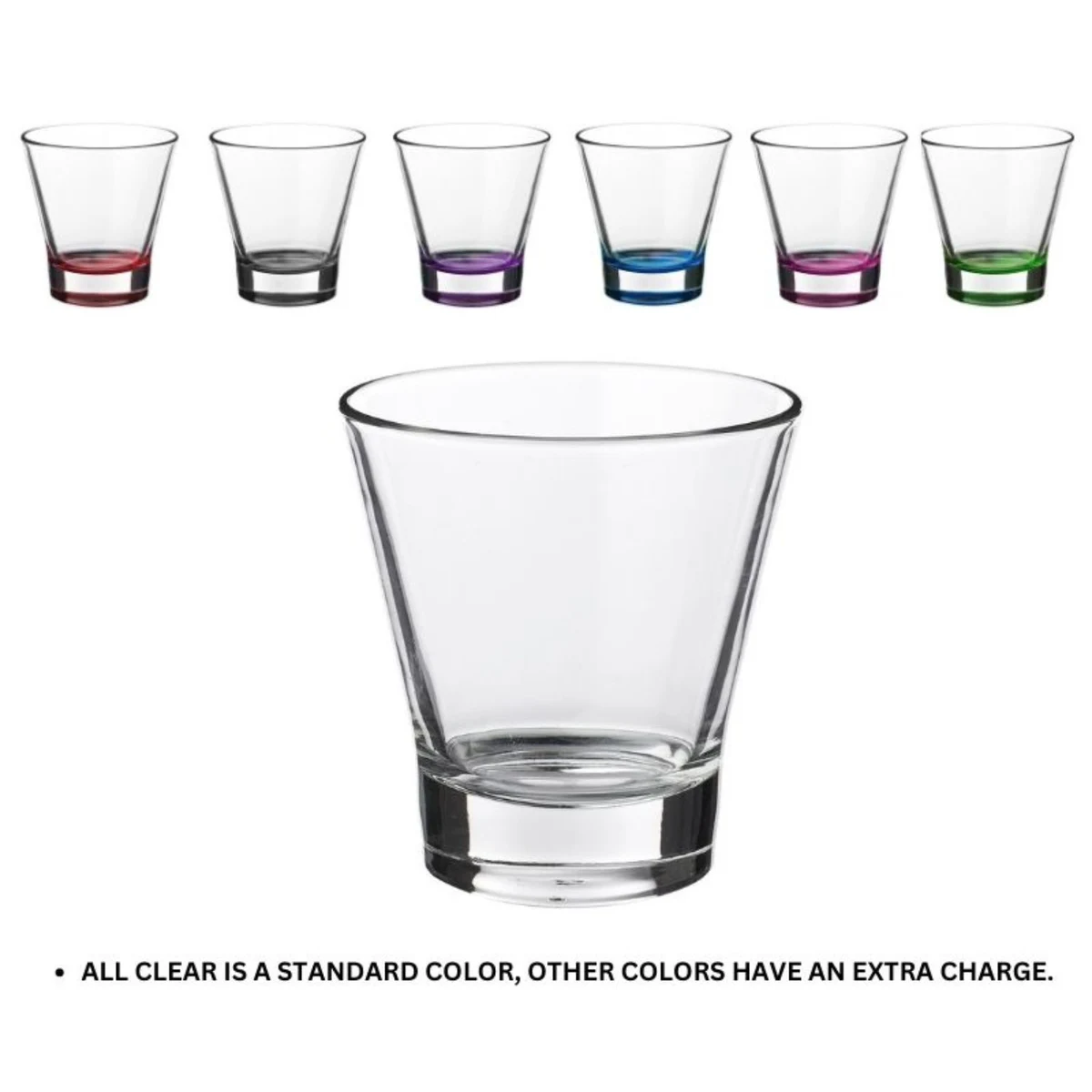 Martini Stemless Glasses, 8.5 oz. 1