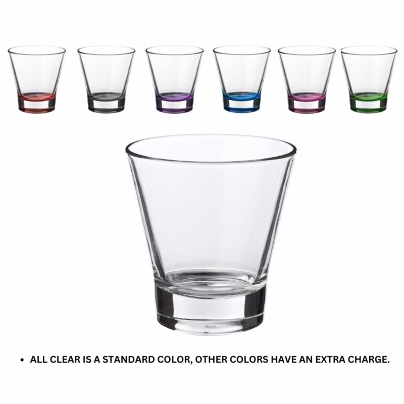 Martini Stemless Glasses, 8.5 oz.