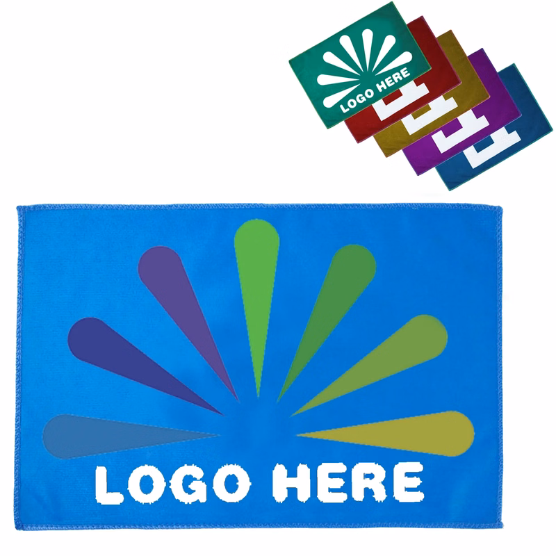 Custom 11" x 18" Sublimated Microfiber Rally Towel