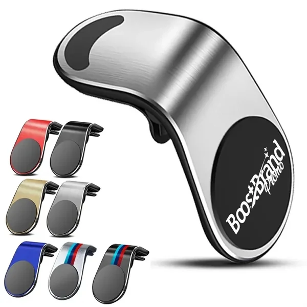 Custom Magnetic Car Air Vent Phone Holder with Adjustable Angle — Mobile Navigation Gear 1