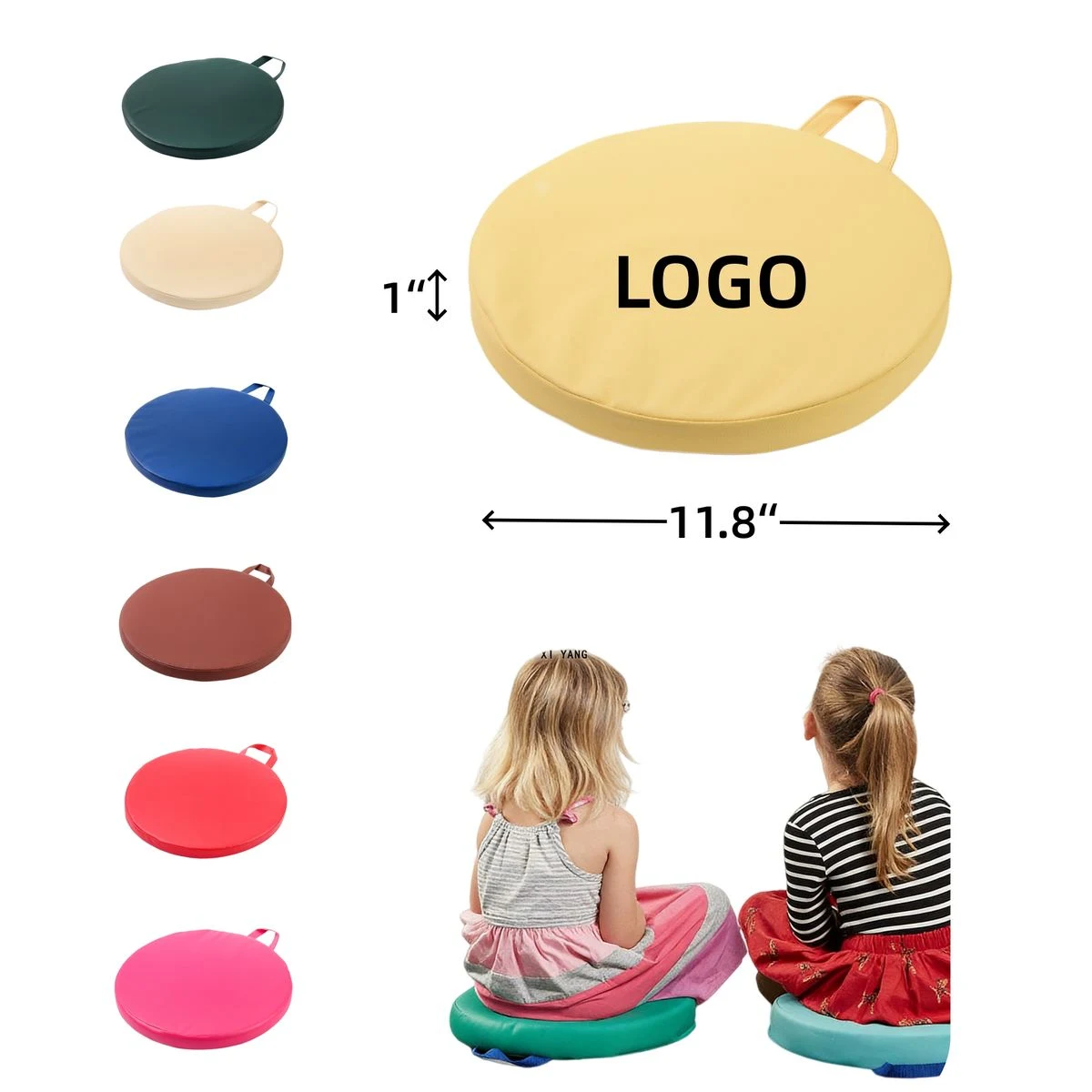 Leather Memory Foam Seat Cushion 1