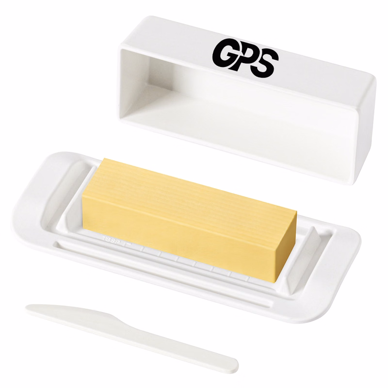 Bamboo Fiber Butter Box with Lid and Knife
