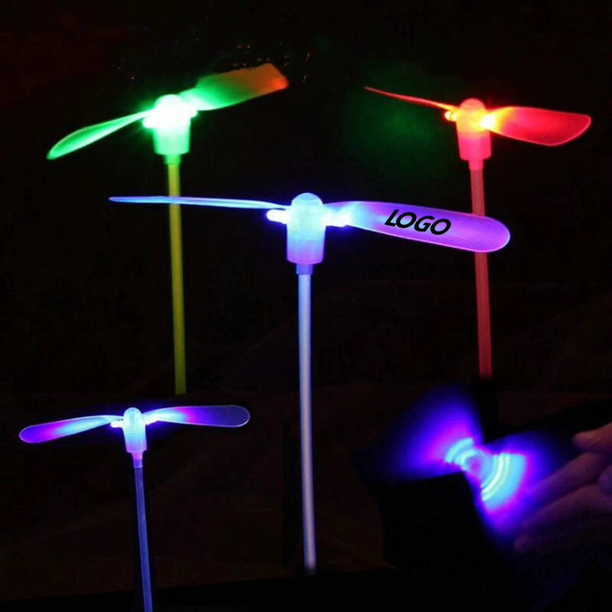 Glowing bamboo dragonfly children's toy 1