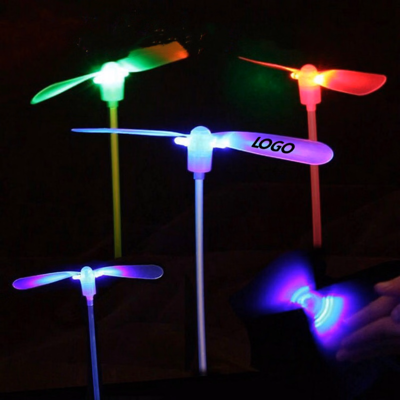 Glowing bamboo dragonfly children's toy