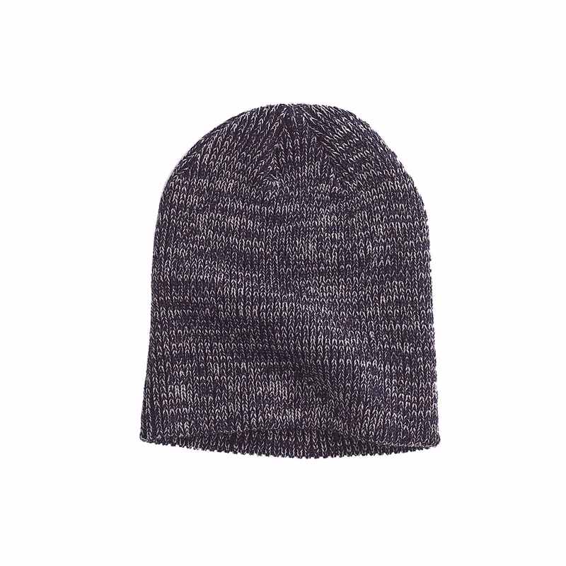 Ribbed Marled Beanie - BA524