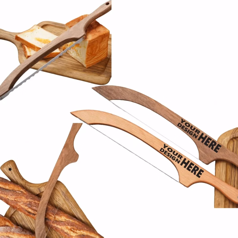 Wooden Handle Stainless Steel Bread Knife