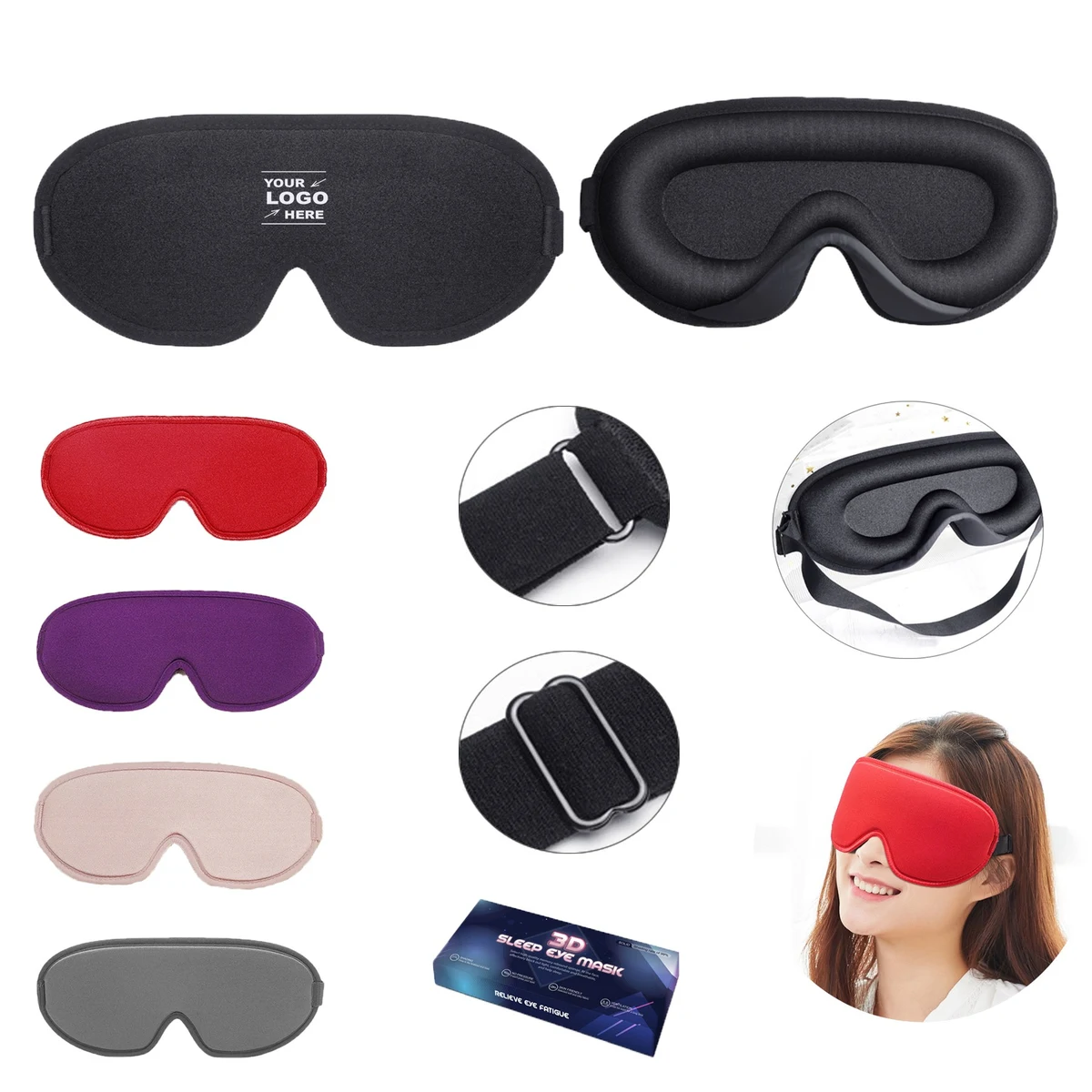 Breathable 3D Sleep Eye Mask 1