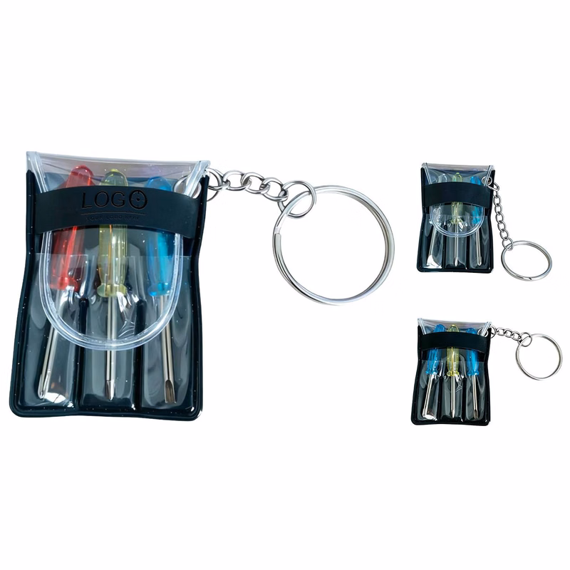 Portable Mini Precision Screwdriver Set Keychain