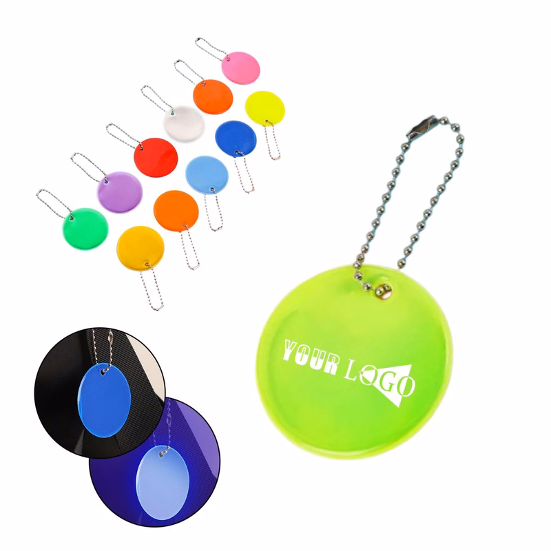 Round Safety Reflective Pendant