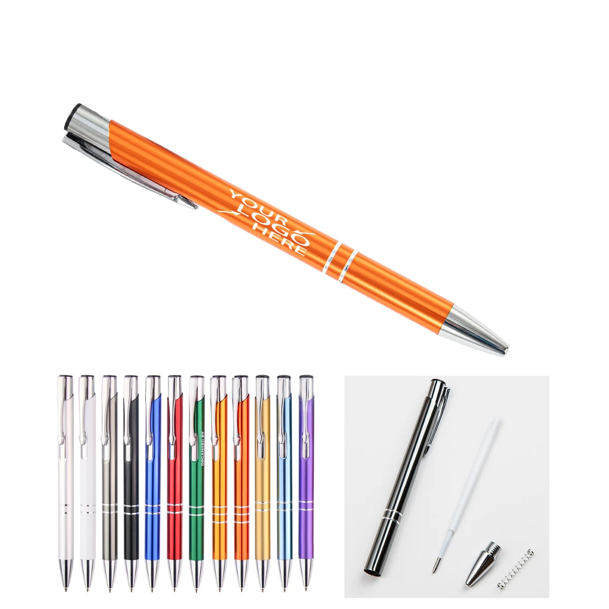 Aluminum Body Ballpen with Dual Coils 1