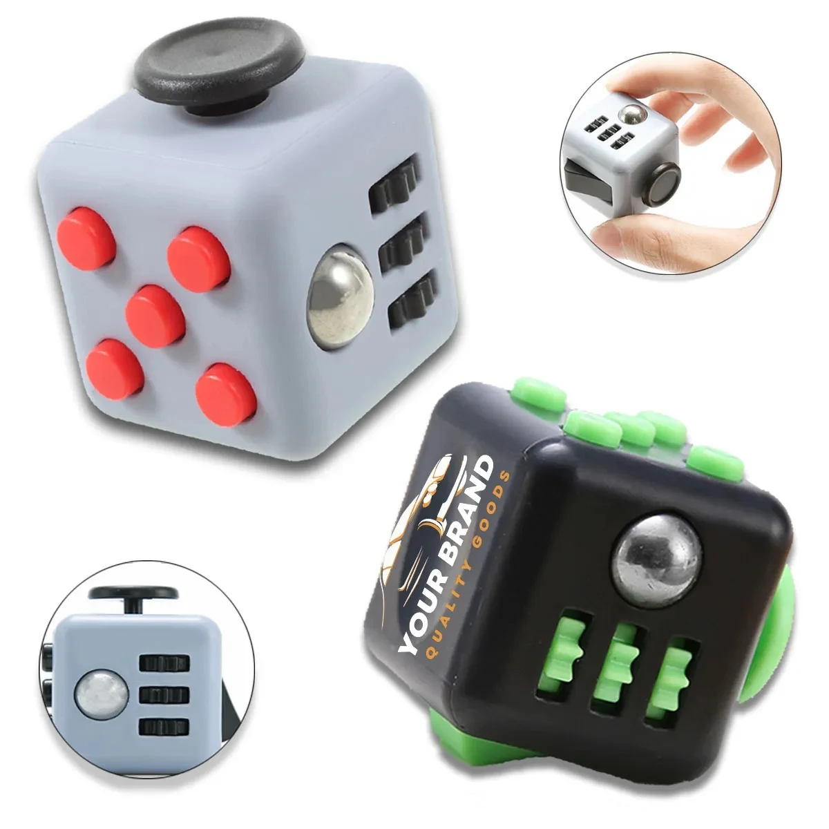 4 Pcs Portable Funny Stress Anxiety Relief Cube Toy 1