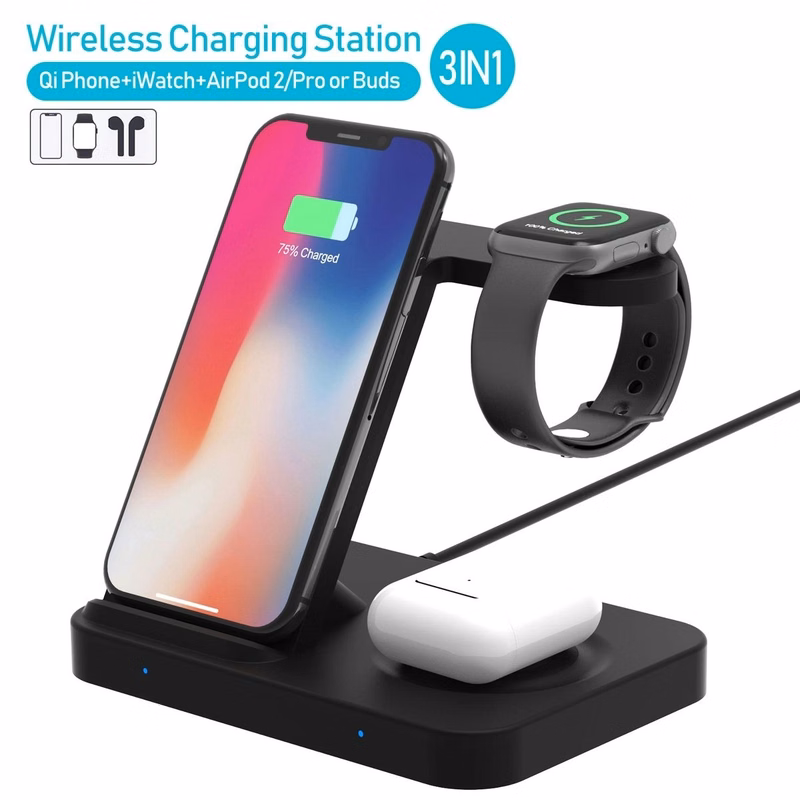 3 In 1 Wireless Fast Charging Station