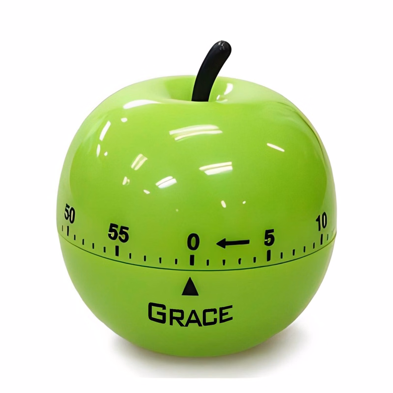 Apple-Shaped Mechanical Timer with Alarm Function