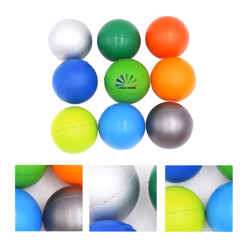 MOQ50 PU Foam Smooth Surface Toy Ball Customization