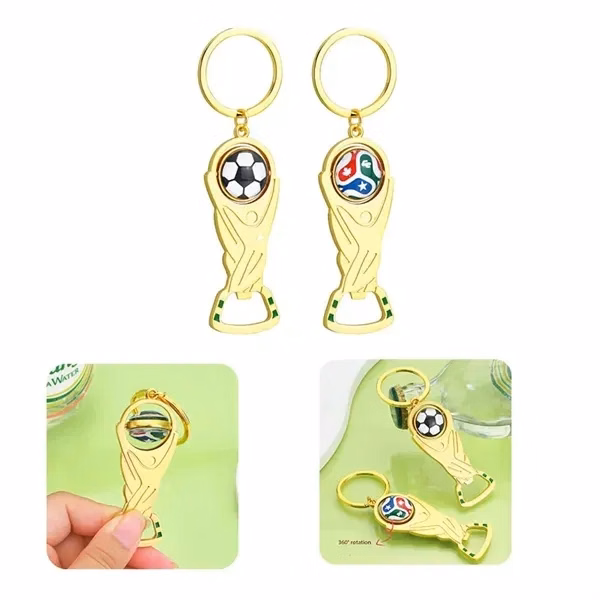 World Cup Trophy Keychain Opener