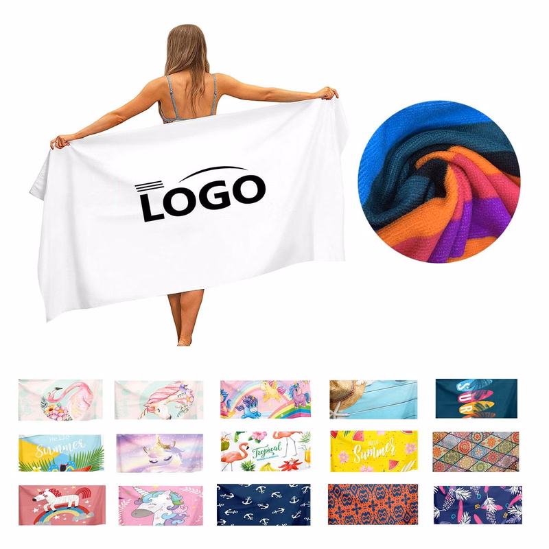 Sublimated Quick Dry Sand Proof Beach Towel