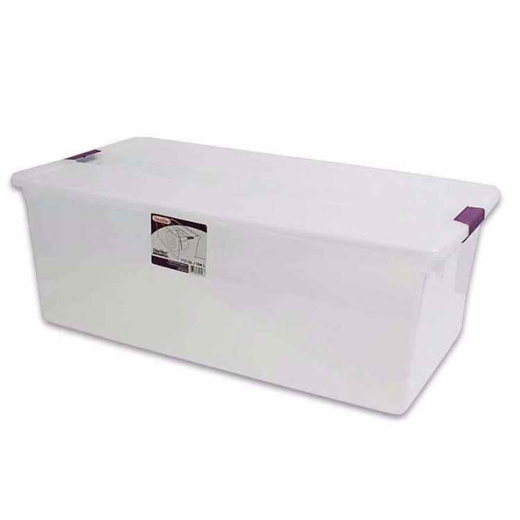 Sterilite Clearview Latch Storage Boxes - 110 qt