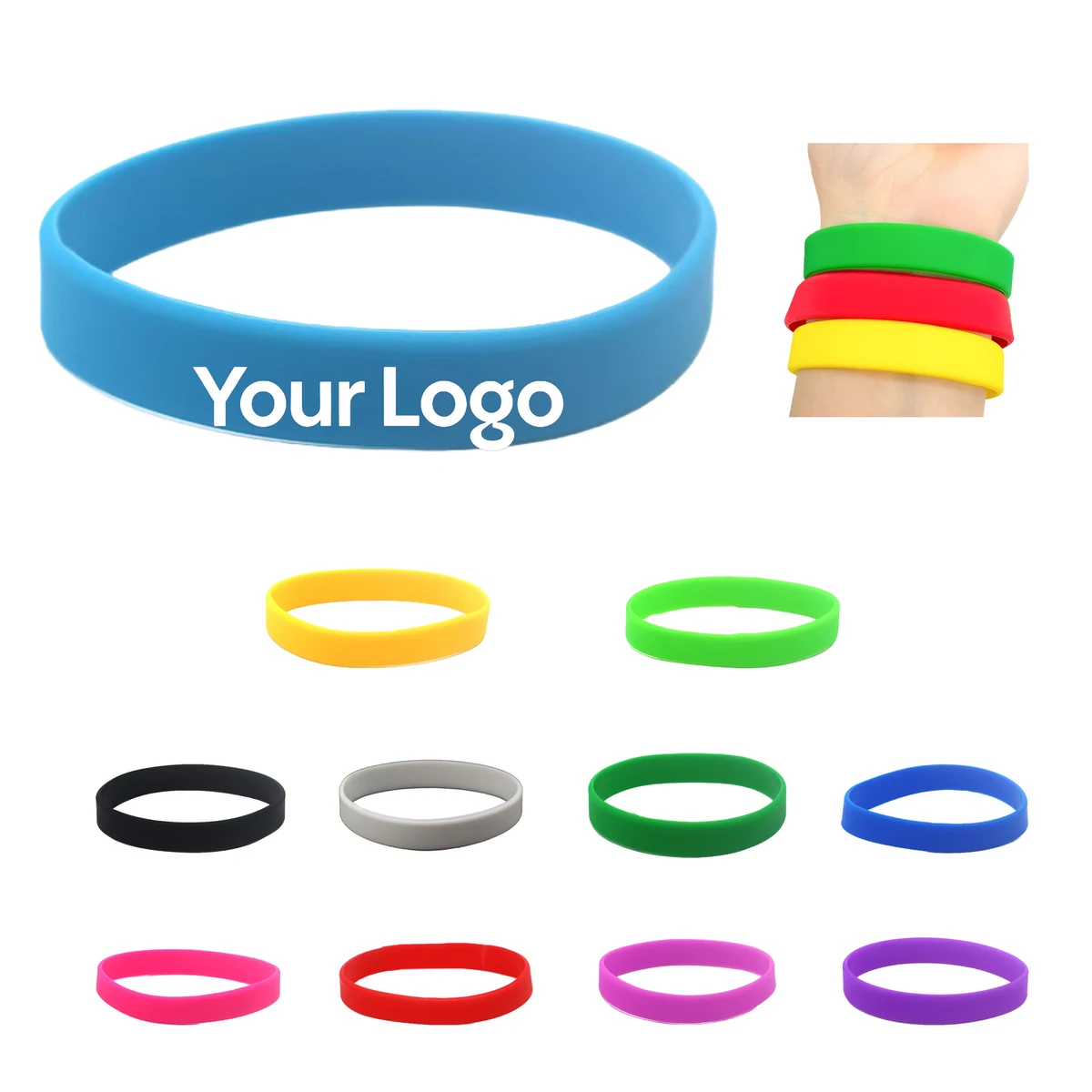 Silicone Wristbands Bulk for Adults Party Events 1