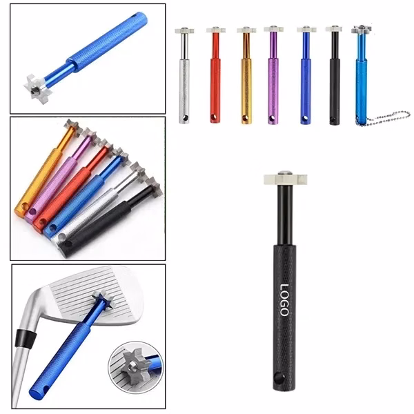 Hex Golf Club Groove Sharpener with Spin and Accuracy