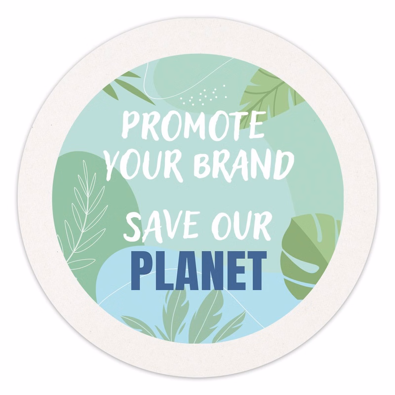 4" Round 60 pt. Pulpboard Coasters LOW QTY