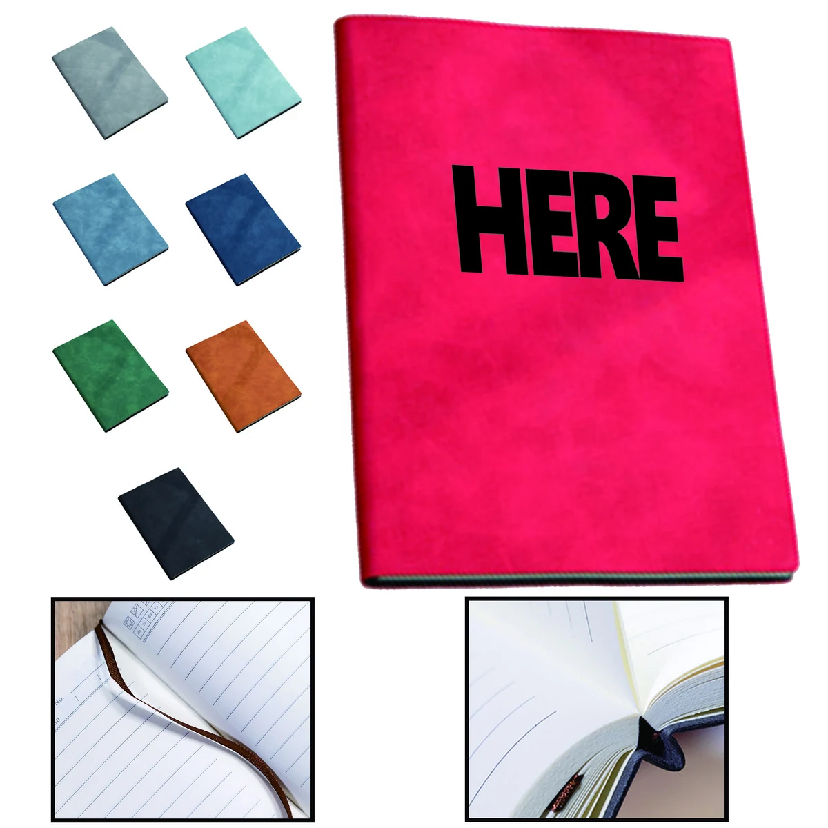 Full Color Business A5 Pu Leather Notebook MOQ50 1