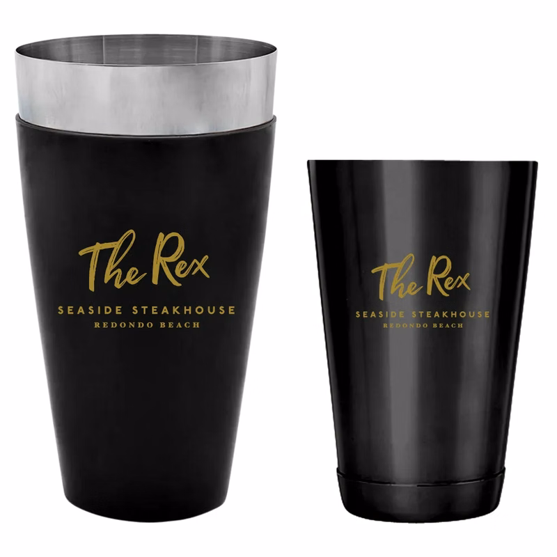 Vinyl Shaker + Stainless Steel Cup