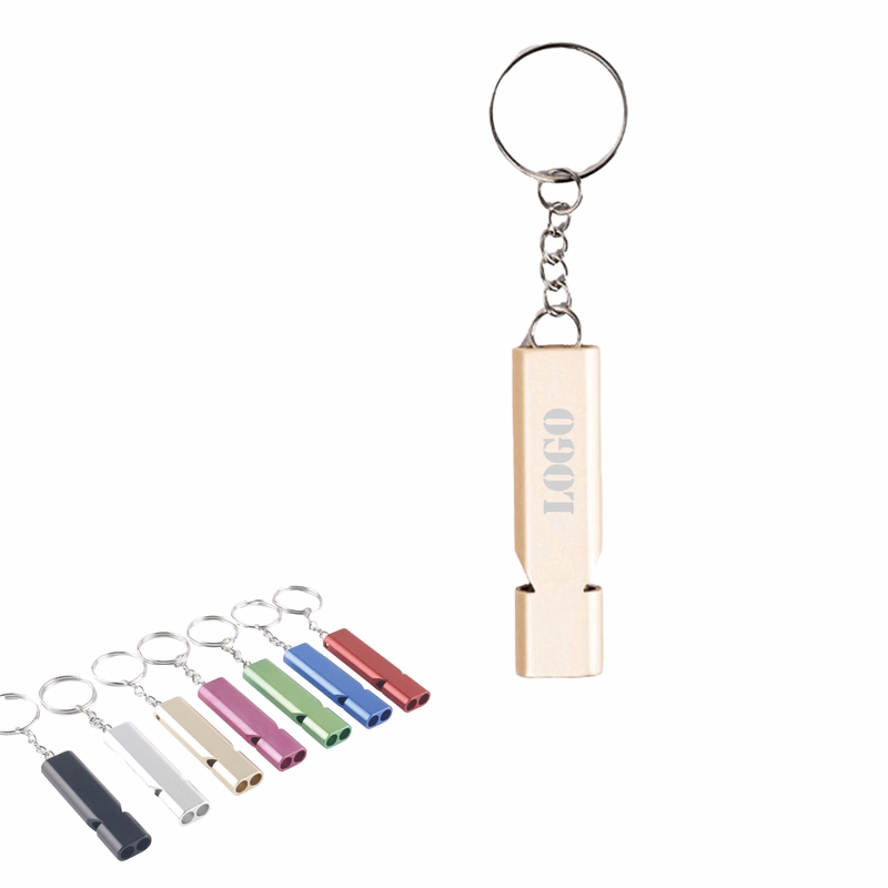 Emergency Survival Metal Whistles Key Chain