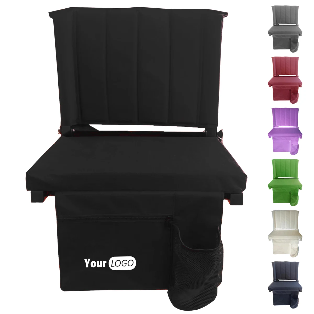 Oxford Portable Folding Stadium Chair ?C Backrest For Comfort 1