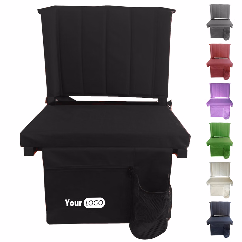 Oxford Portable Folding Stadium Chair ?C Backrest For Comfort