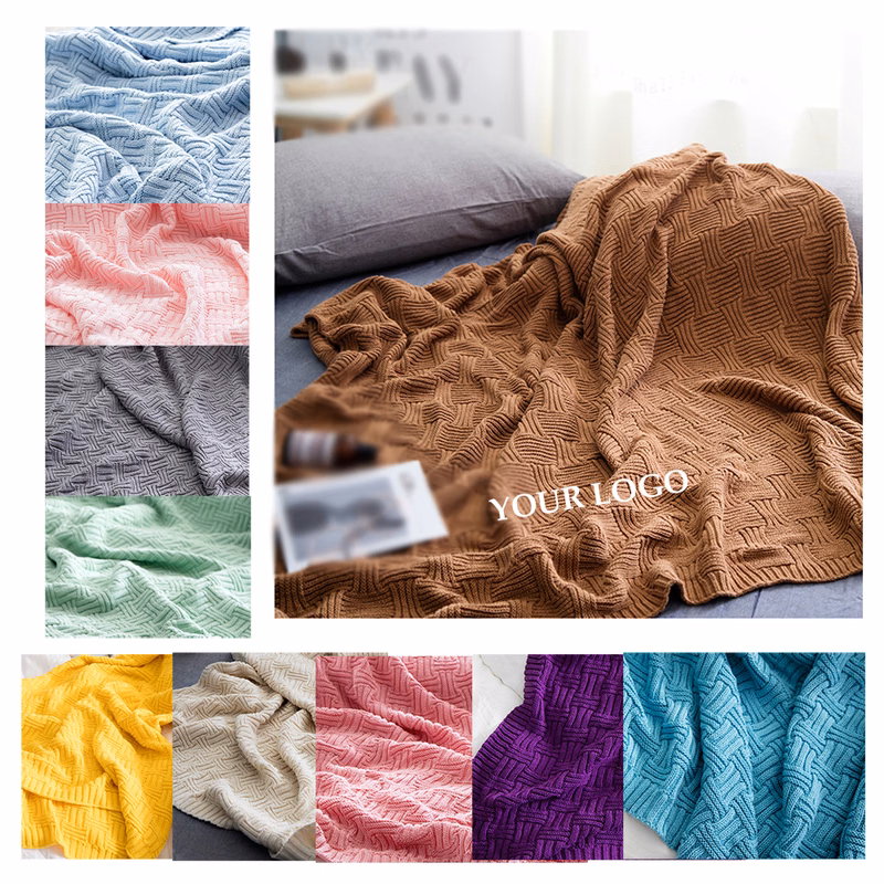 Cotton Knitted Blanket