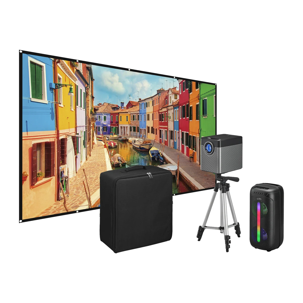 iLive™ Cinema Pop-Up Movie Theater Kit 1