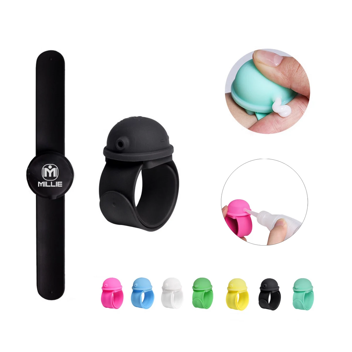 Silicone Hand Sanitizer Dispensing Bracelet 1