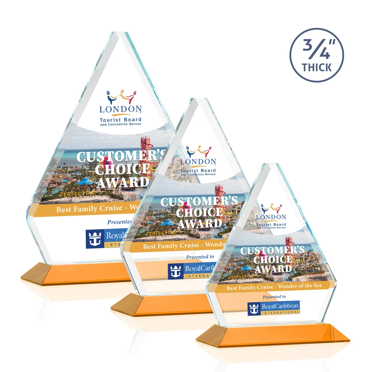 Fyreside VividPrint™ Award - Amber 1
