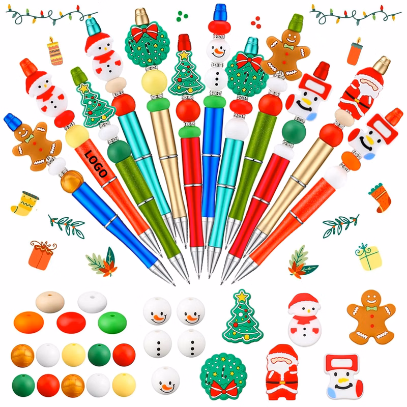 New Year DIY Christmas Beadable Pens