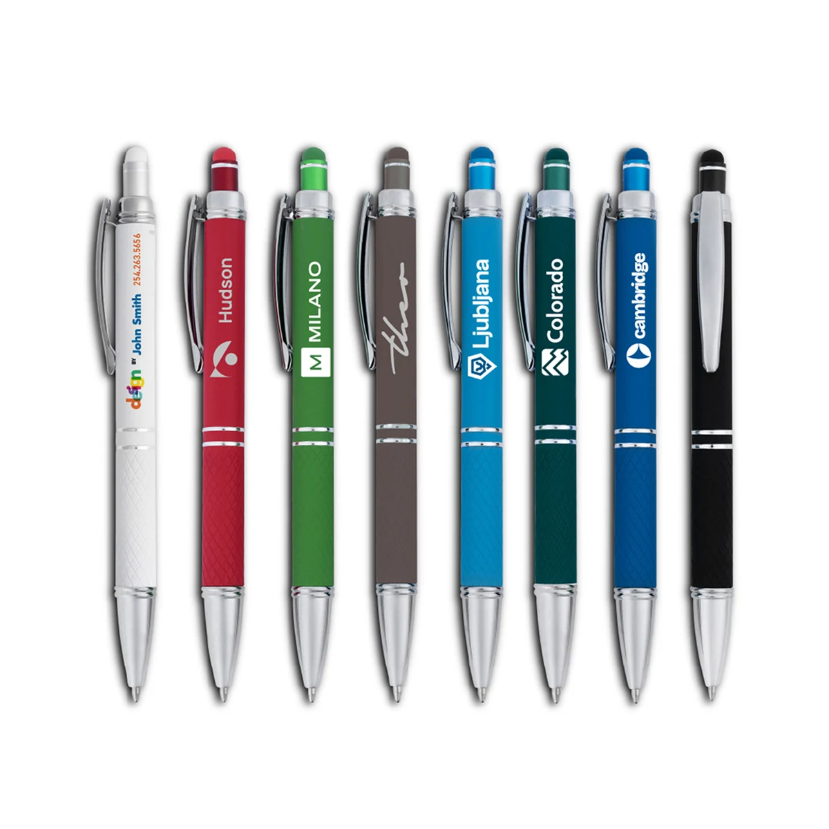 Hope Stylus Satin Soft Touch Click Metal Pen 1