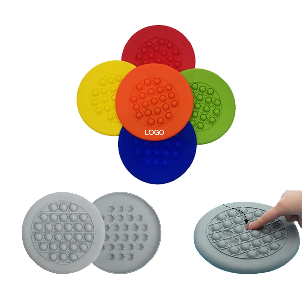 Push Pop Bubble Flyer Disc 1