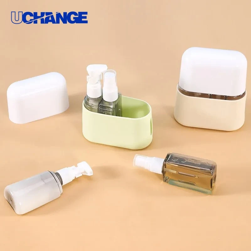 Travel Cosmetic Bottle Dispenser Refillable Container for Toiletries 1