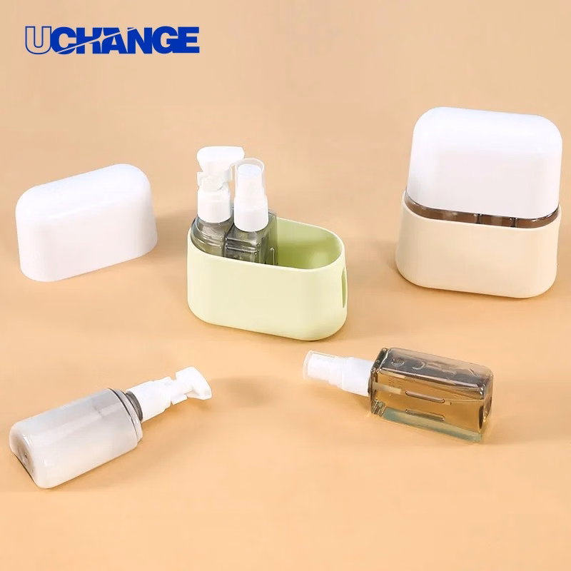 Travel Cosmetic Bottle Dispenser Refillable Container for Toiletries