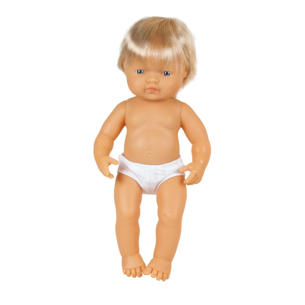 Baby Dolls with Hair - Boy Blonde 15" 1