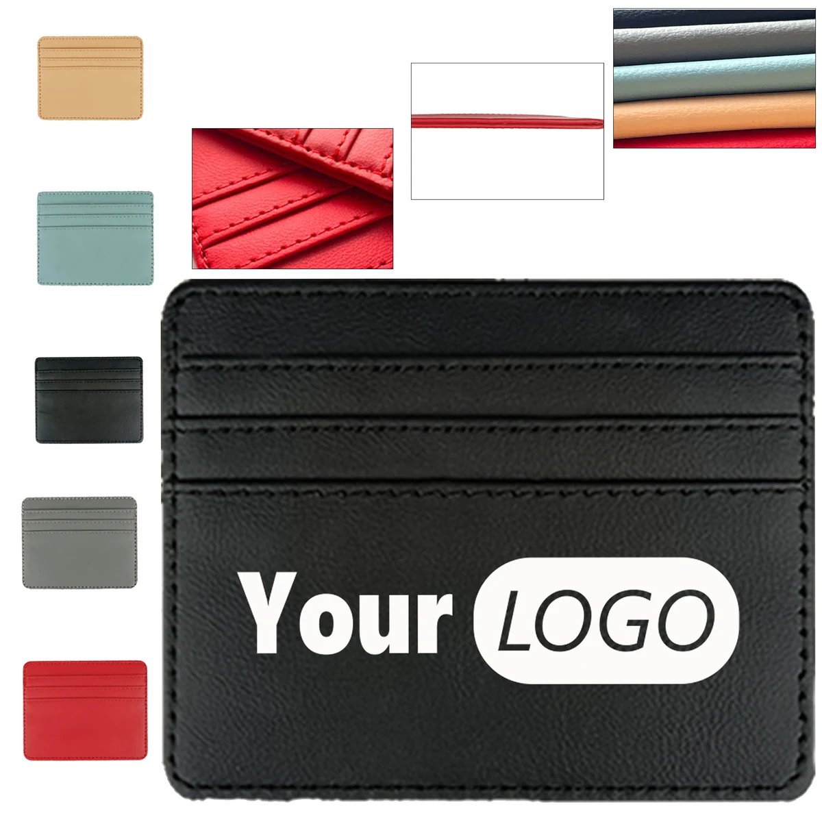 Business PU Leather Credit Card Wallet 1
