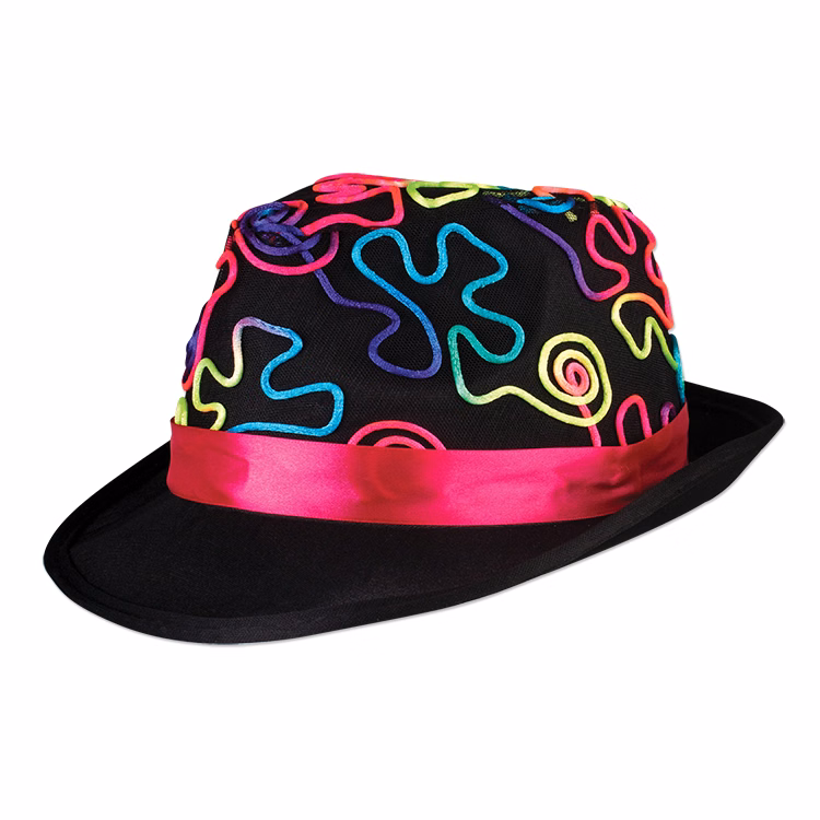 Neon String Fedora