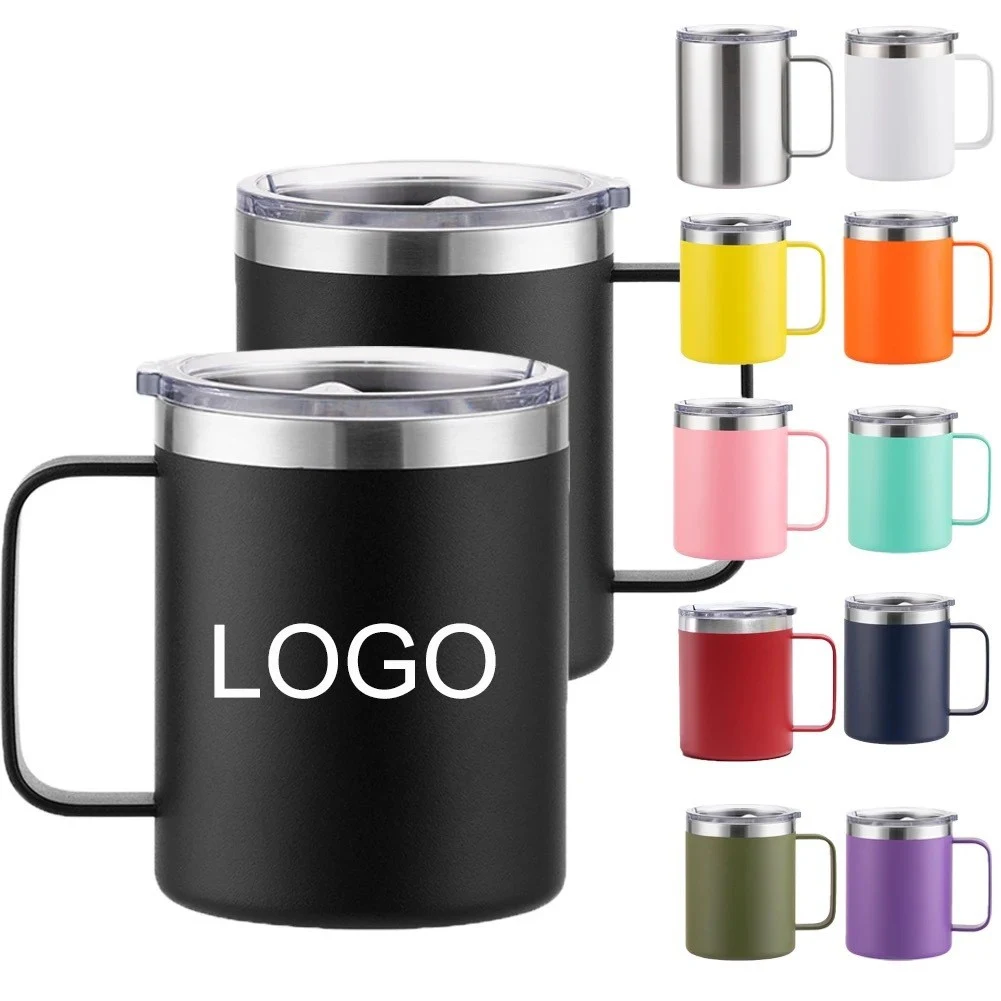 140z Stainless Steel Vacuum Camping Mug With Handle 1