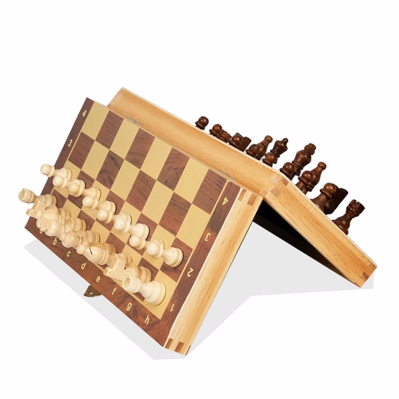 Wooden Desktop Chess Set