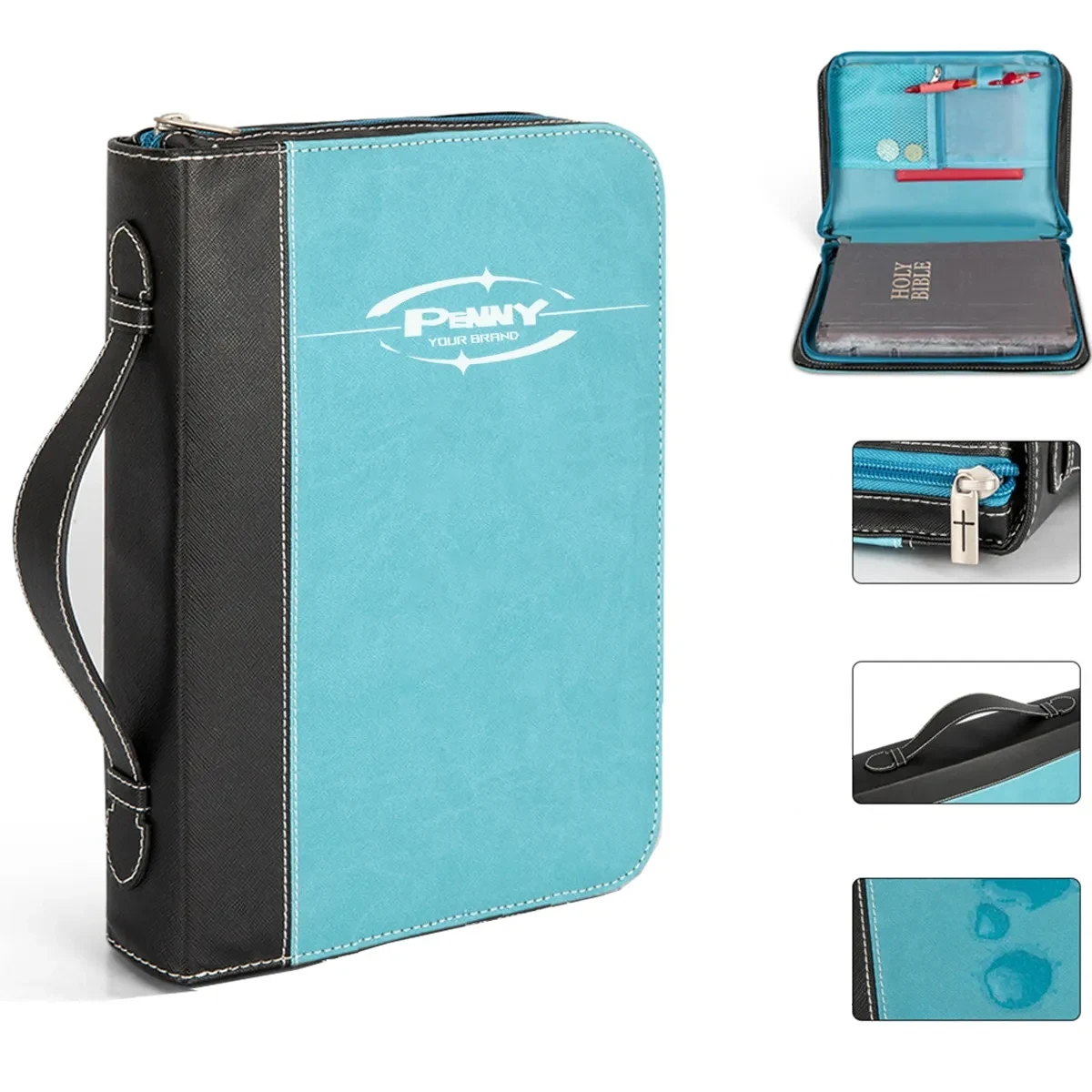 Bible Protective Cover Carrying Book Case Bag with Handle 1