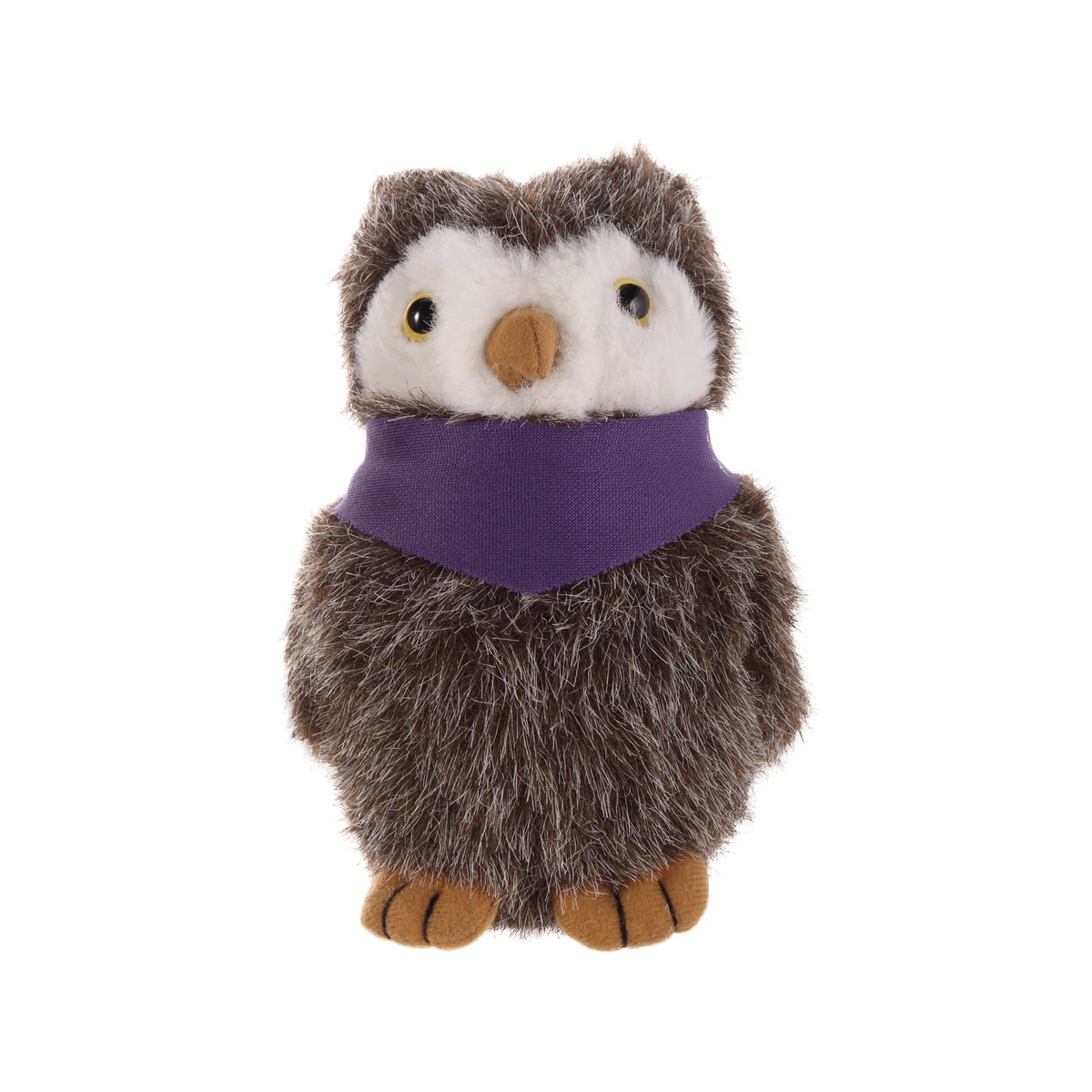 Soft Plush Sitting Owl With Bandana 1