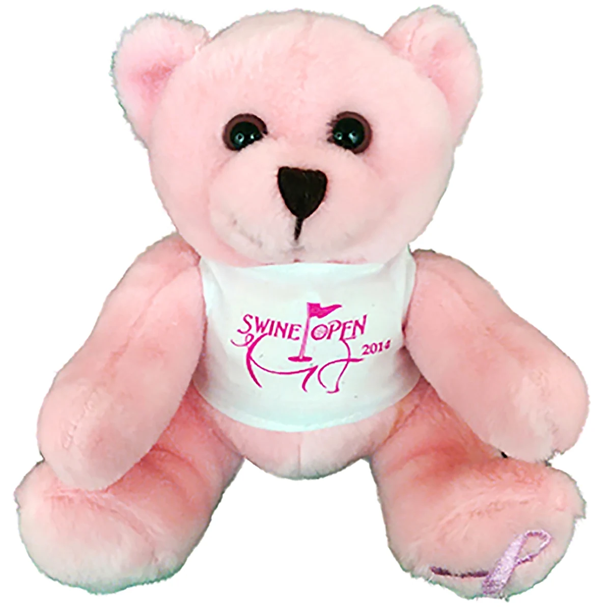 6" Breast Cancer Awareness Bear 1